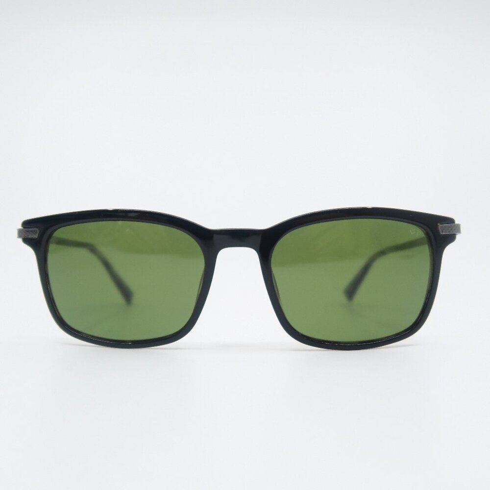 John Varvatos V539 55mm Black Tortoise, Polarized, New Men's Sunglasses.